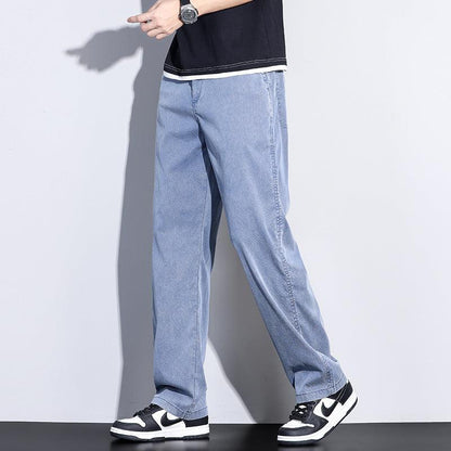 Casual Straight Men's Versatile Jeans Pants & Jeans