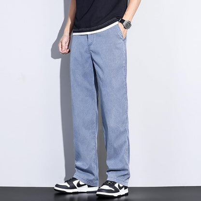 Casual Straight Men's Versatile Jeans Pants & Jeans