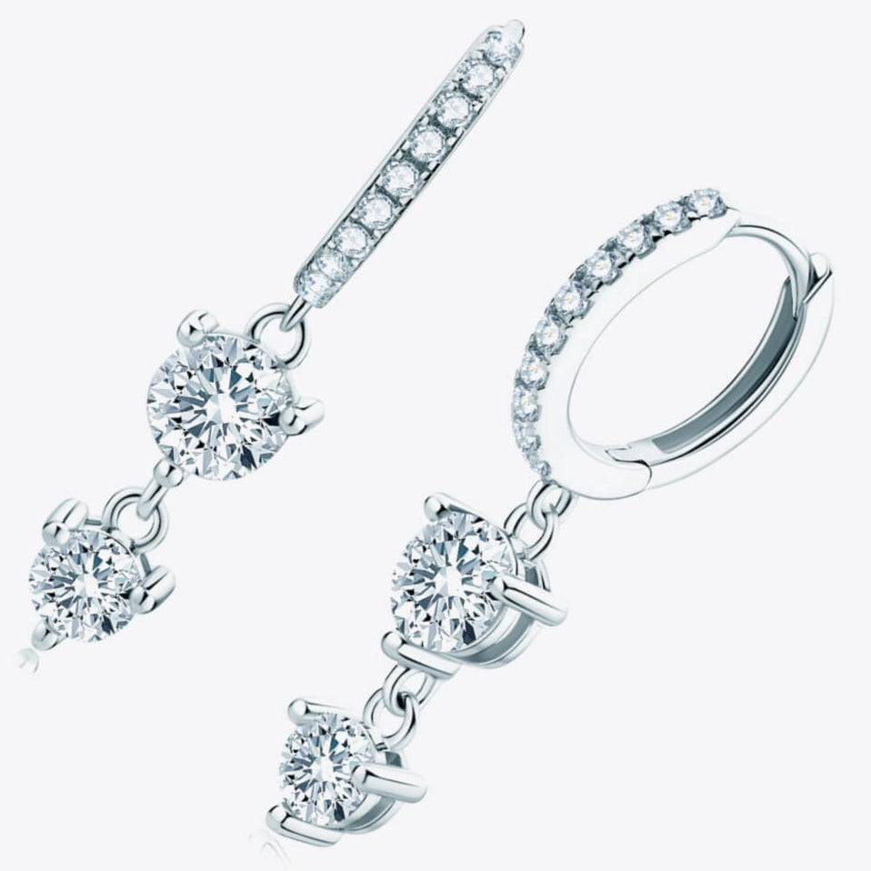 Adored Be The One Moissanite Drop Earrings apparel & accessories