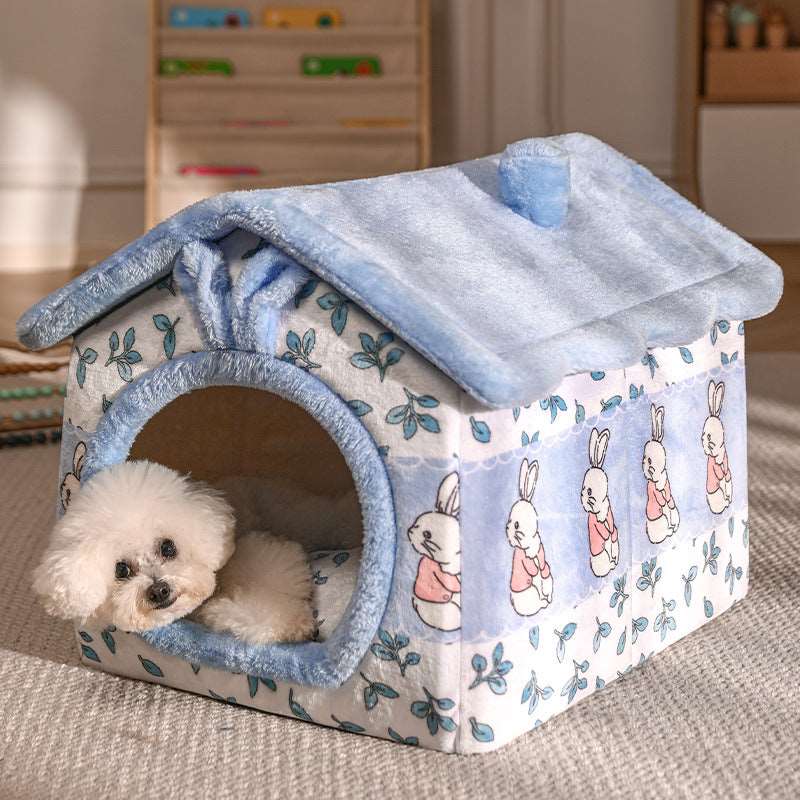 All Season Universal Removable And Washable Warm Pet Bed 0