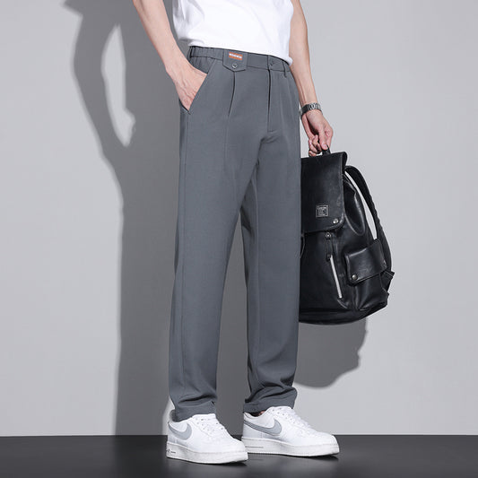 Men's Straight Loose Wide-leg Pants Casual Trousers apparel & accessories