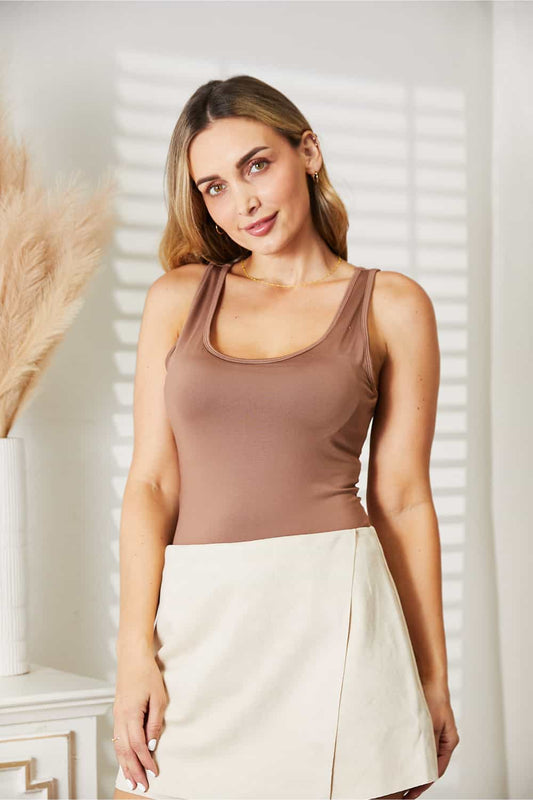 HEYSON Everyday Basic Tank Bodysuit Bottom wear