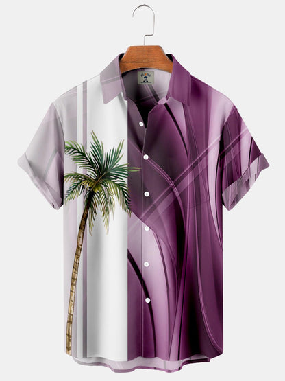 Coconut Tree 3D Printed Hawaiian Shirt T-Shirt