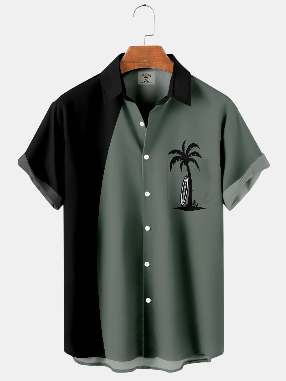 Coconut Tree 3D Printed Hawaiian Shirt T-Shirt