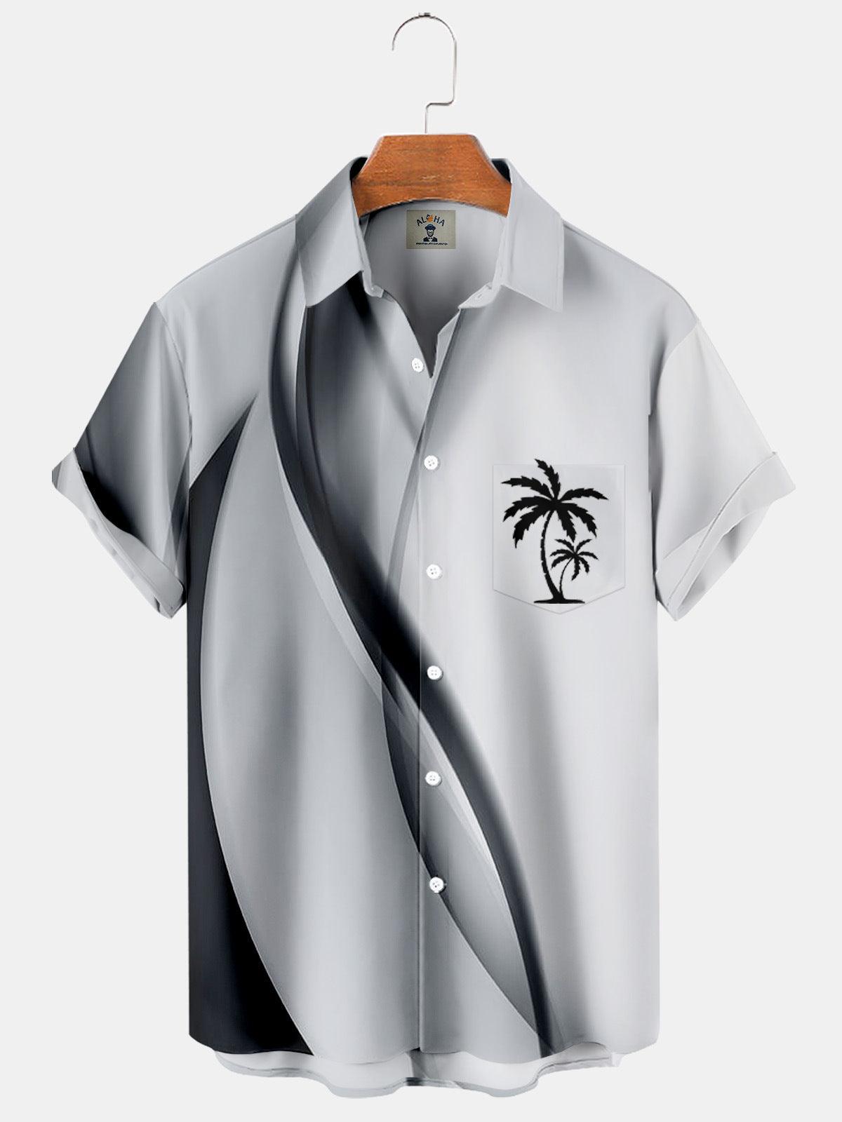 Coconut Tree 3D Printed Hawaiian Shirt T-Shirt