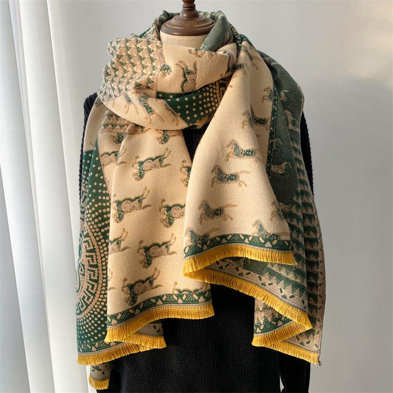 Color Matching Cashmere Scarves For Women scarves, Shawls & Hats