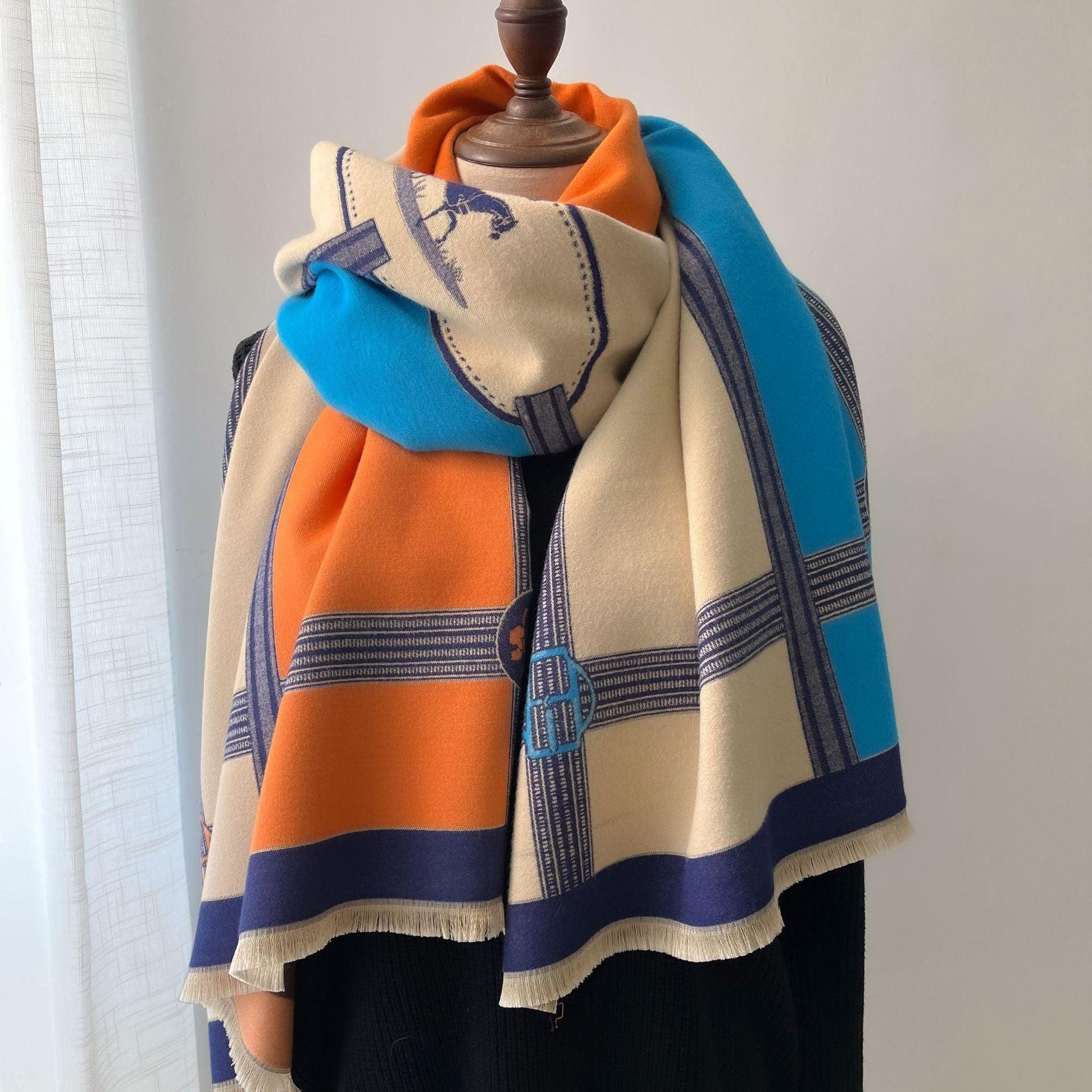 Color Matching Cashmere Scarves For Women scarves, Shawls & Hats