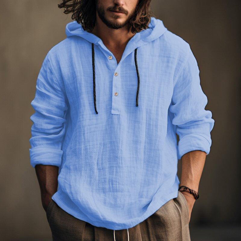 Cotton Linen Hooded Sweater T-Shirts & hoodies