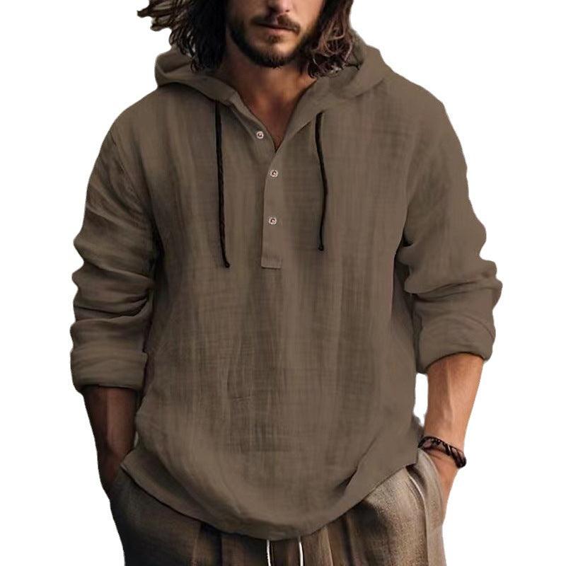 Cotton Linen Hooded Sweater T-Shirts & hoodies