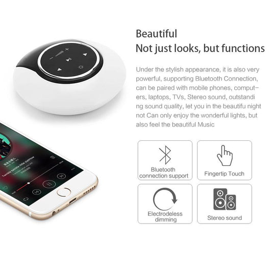 Creative Bluetooth Subwoofer Stereo Speaker LED Desk Lamp Home product