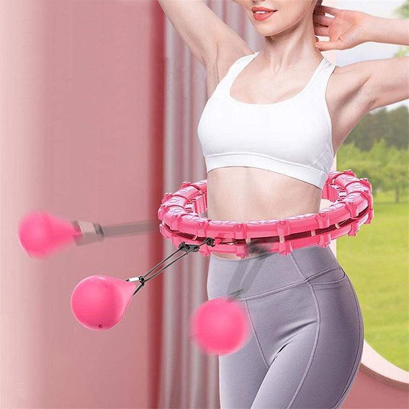 Custom Knots Weighted Hoola Fitness Hoop fitness & Sports