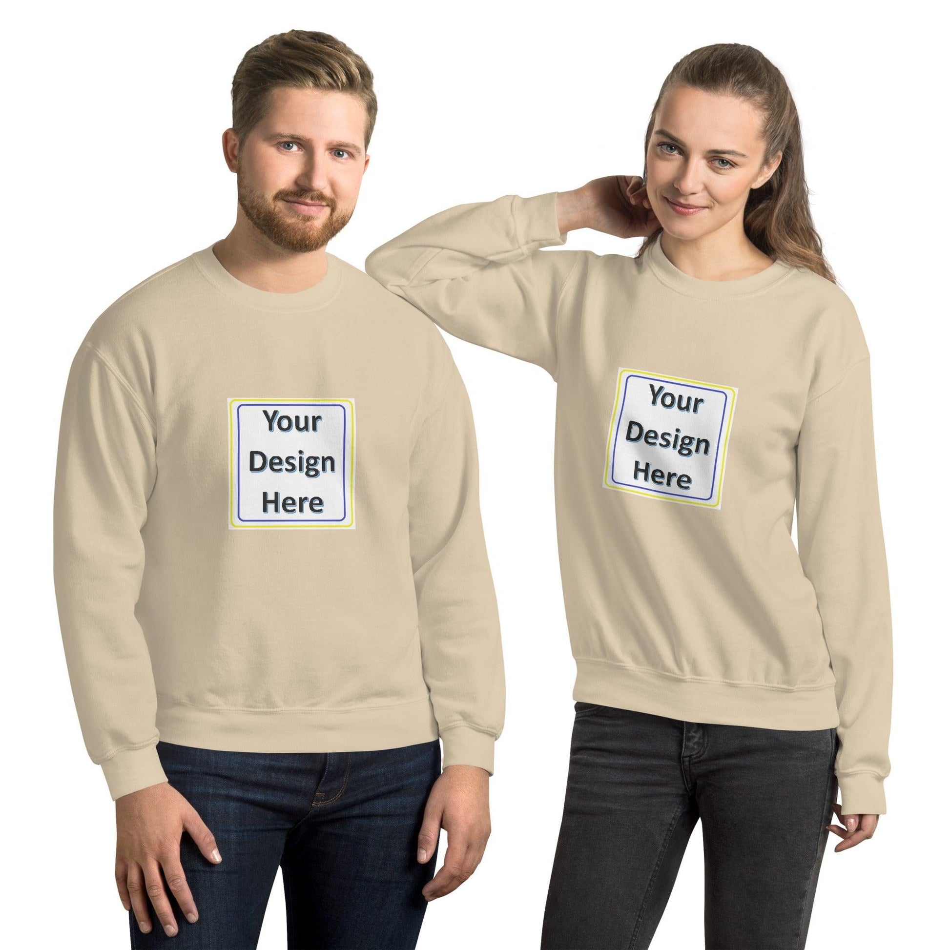 Custom Printed -Unisex Sweatshirt T-Shirts & hoodies