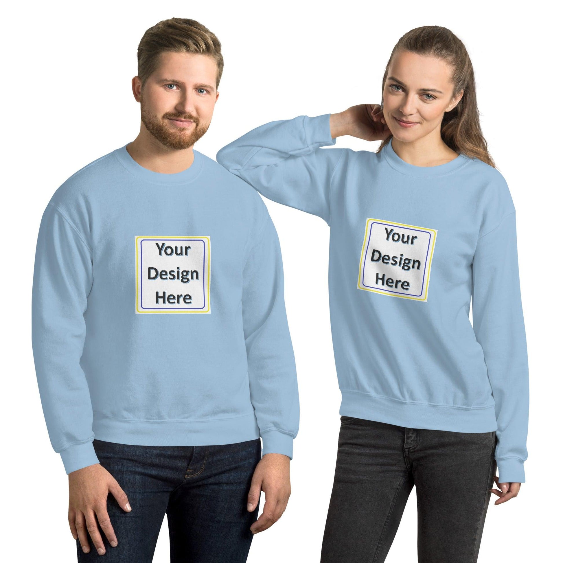 Custom Printed -Unisex Sweatshirt T-Shirts & hoodies