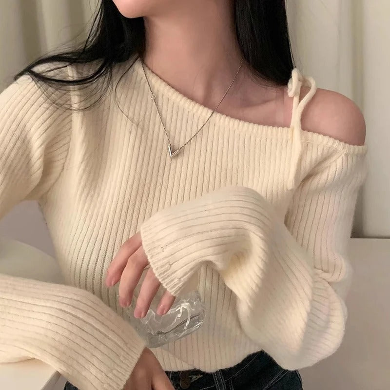 Women's Slim Fit Long Sleeves Knitwear apparels & accessories