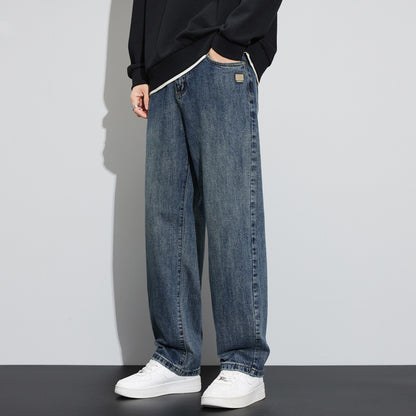 Men's Wide-leg High Street Loose Straight Casual Pants men's clothing