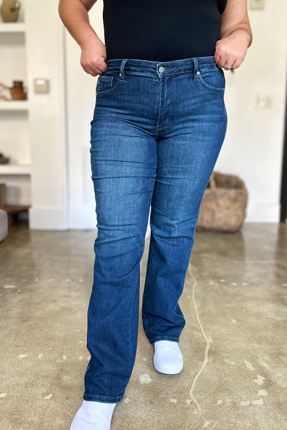 Judy Blue Tummy Control Straight Jeans Bottom wear