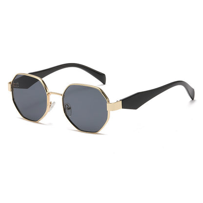 Modern Square Polygon Metal Sunglasses apparel & accessories