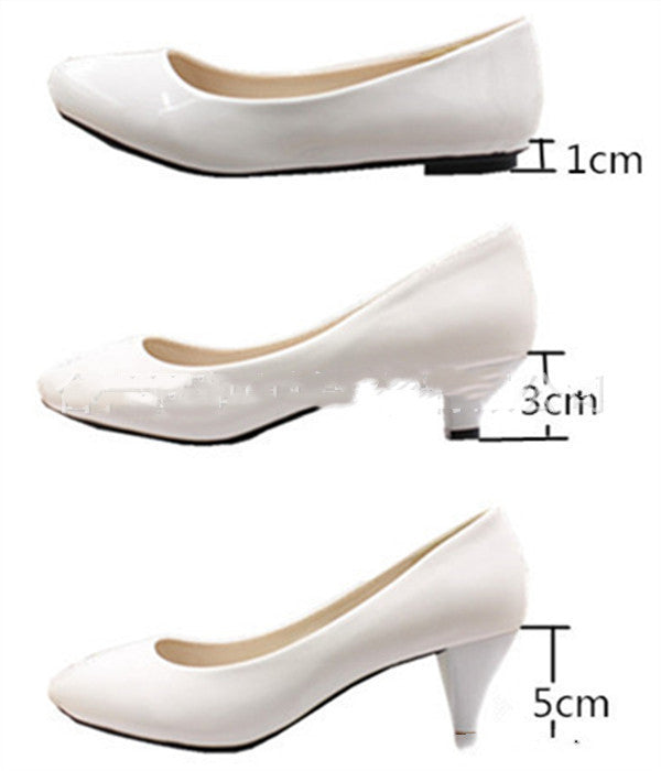 White Anklet Large Size Women's Wedding Shoes Shoes & Bags