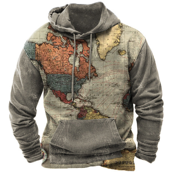 Digital Printing Street Sports Fashion Trend Hoodie T-Shirt