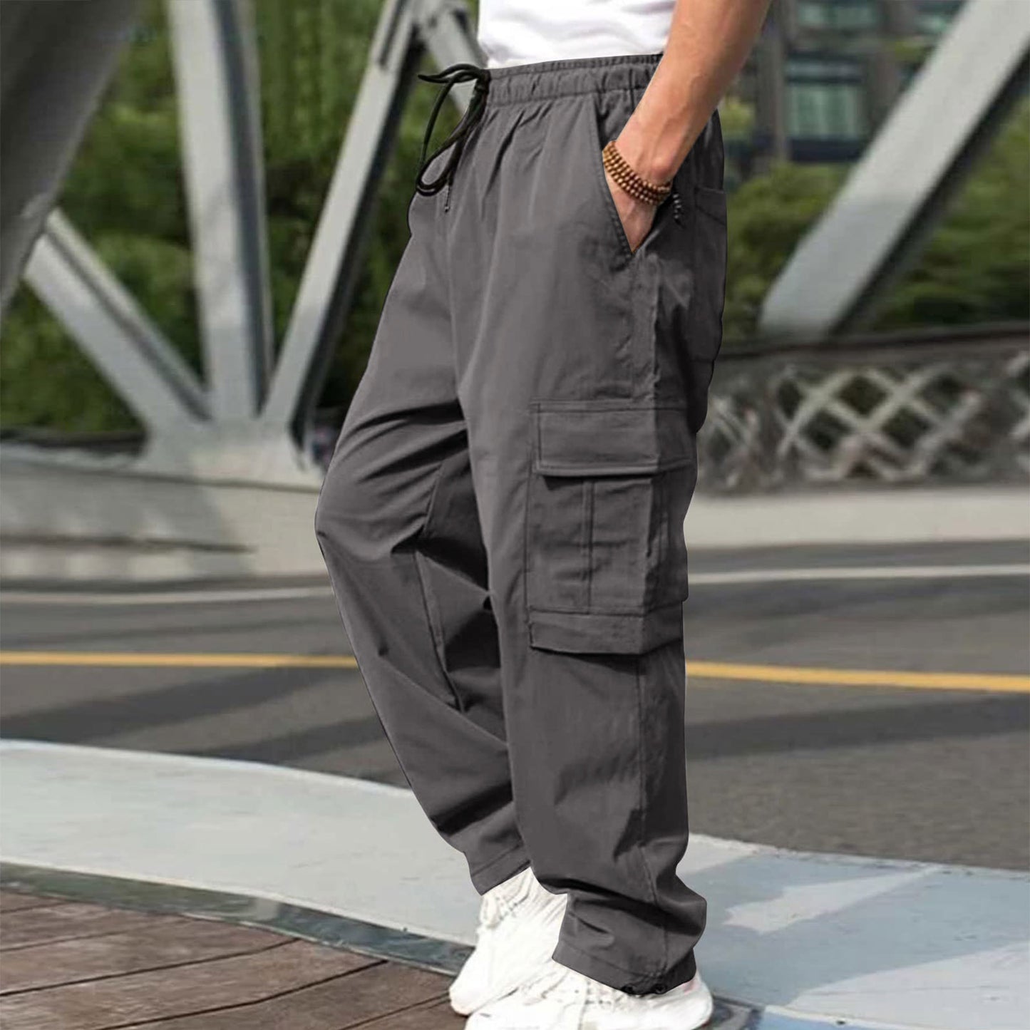 Fashion Loose Straight Casual Trousers apparel & accessories