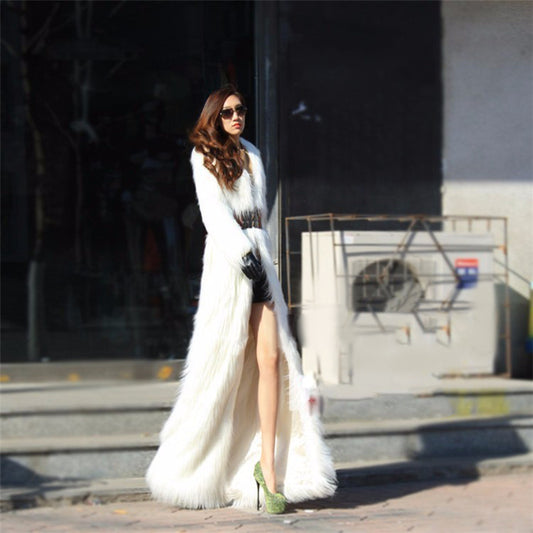 Fox Fur Luxury Jacket Super Long 0