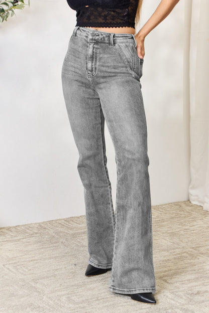 Kancan High Waist Slim Flare Jeans apparel & accessories