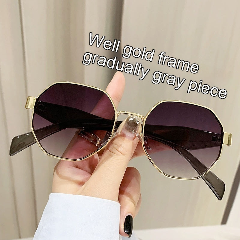 Modern Square Polygon Metal Sunglasses apparel & accessories