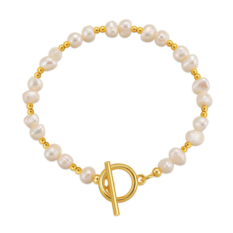 Natural Freshwater Pearl Elegant Handmade Bracelet Jewelry