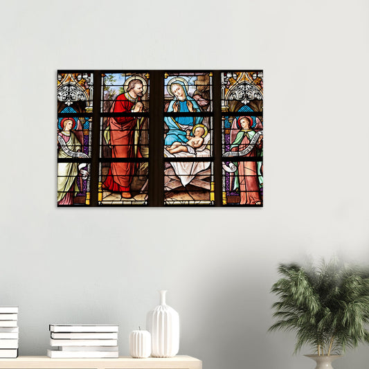 Church Window painting -Canvas Canvas
