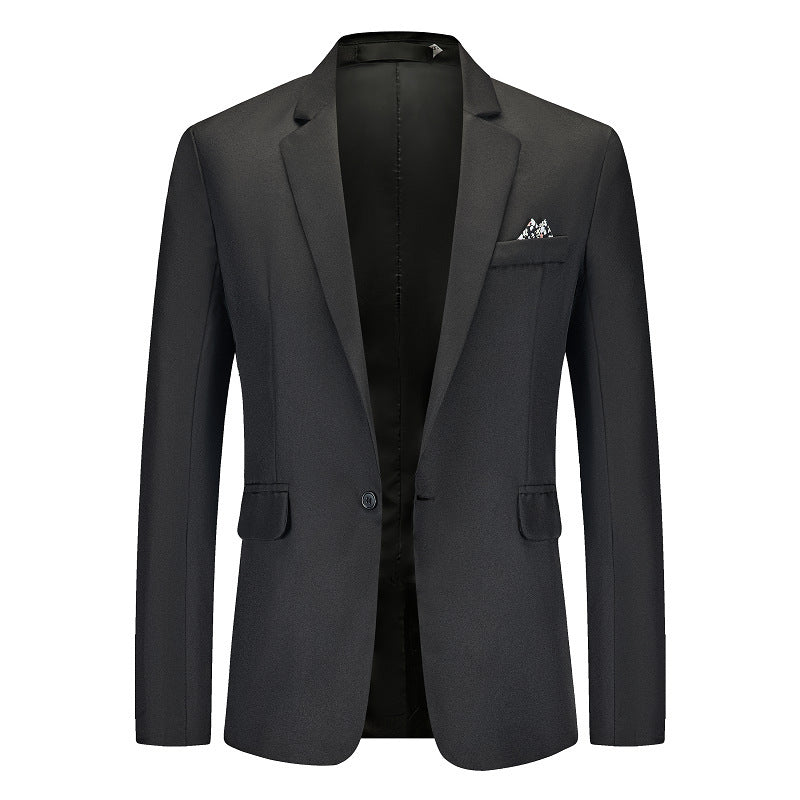 Men's Loose Single-breasted Business Suit Jacket apparels & accessories