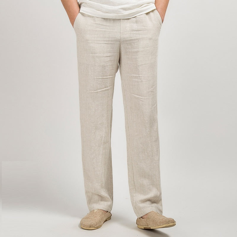 Chinese Style Men's Linen Men's Casual Pants apparel & accessories