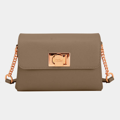 David Jones PU Leather Crossbody Bag apparel & accessories