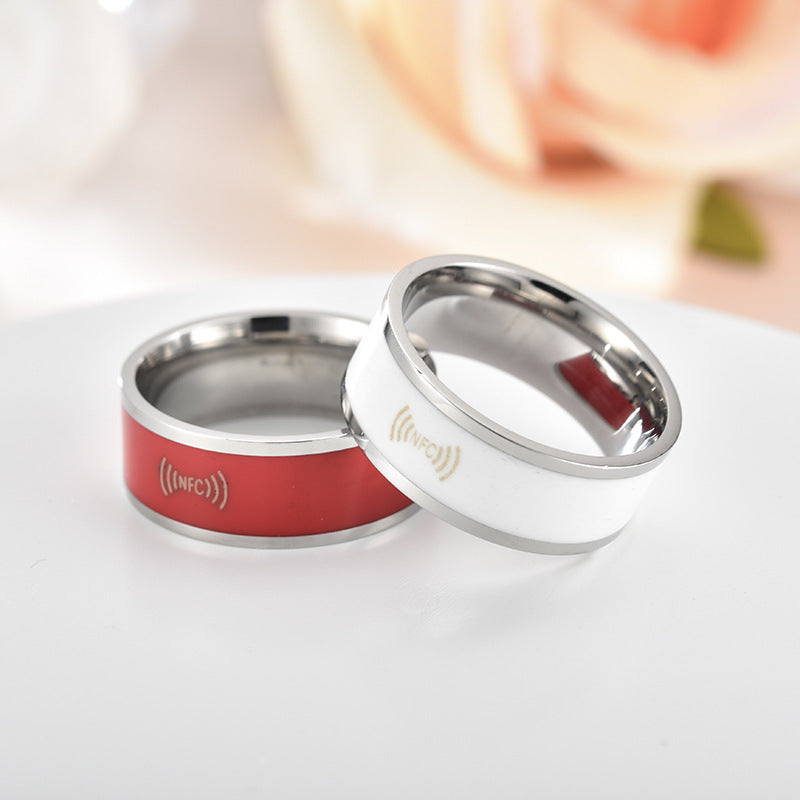 Technology Stainless Steel Wearable Smart Ring jewelry