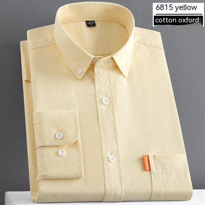 Men's Shirt Long Sleeve Pure Cotton Coat T-Shirt