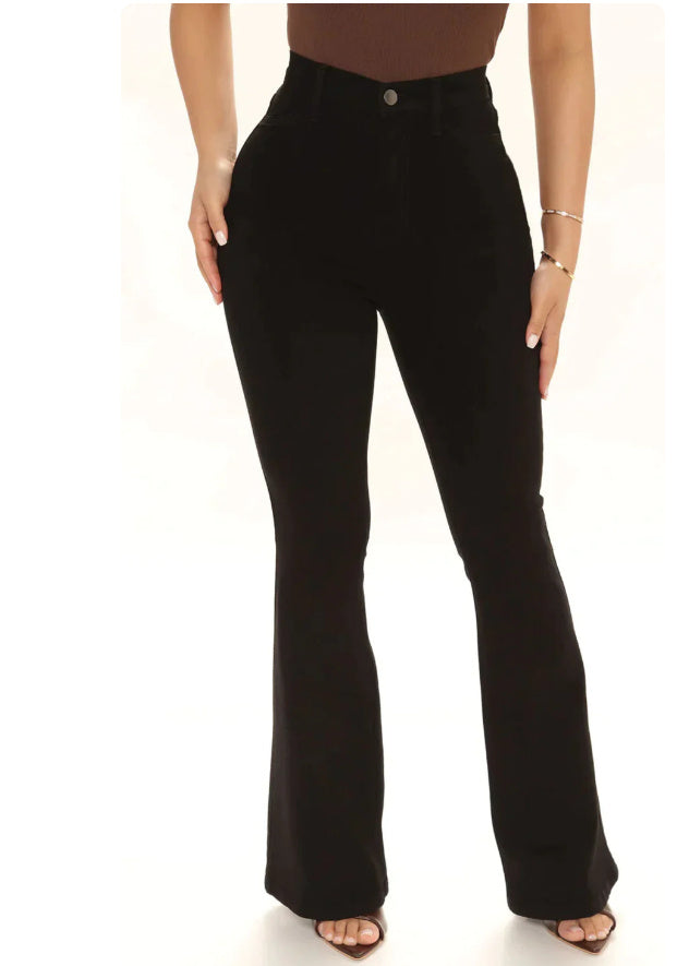 Women's Fashion Casual High Waist Slim-fit Stretch Trousers apparel & accessories