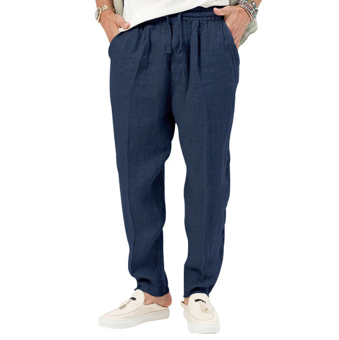 Men's Lace Up Straight Casual Pants apparels & accessories