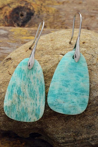 Natural Stone Dangle Earrings apparel & accessories