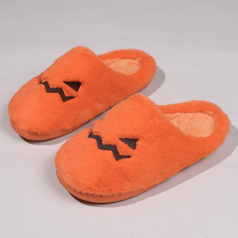 Cute Halloween Pumpkin Slippers halloween