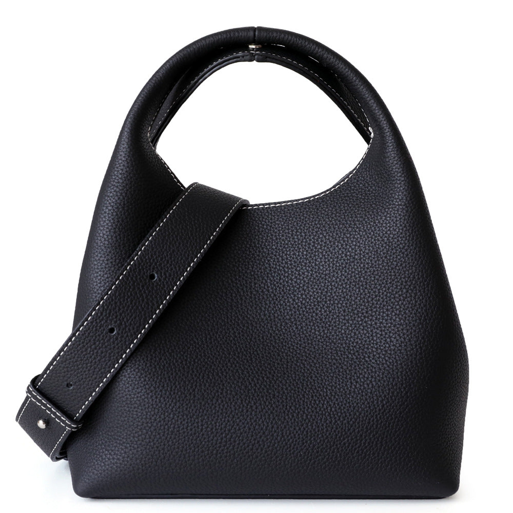 Versatile Handheld Women's Crossbody Shoulder Color Block Bucket Bag apparel & accessories