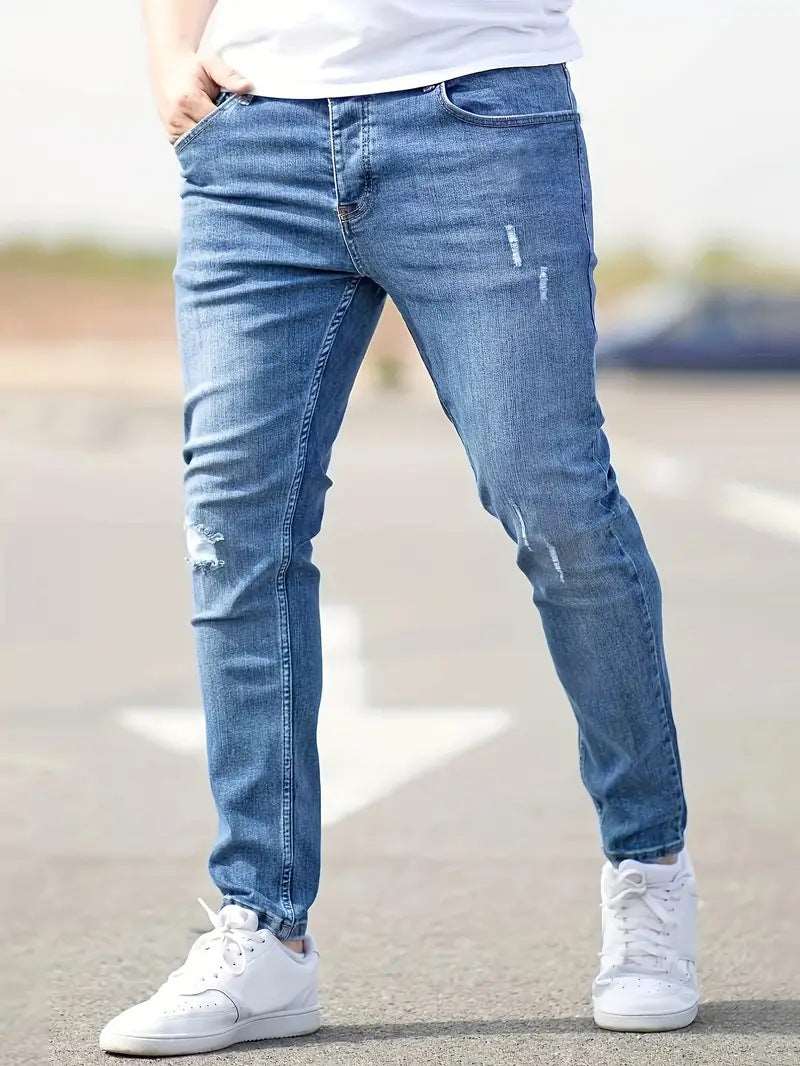 American-style Slim-fit Stretch Jeans apparel & accessories