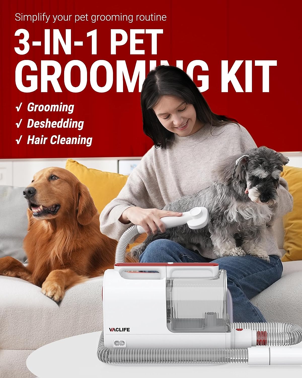 Multipurpose Grooming Kit With Brushes And Other Tools For Dogs And Cats 4