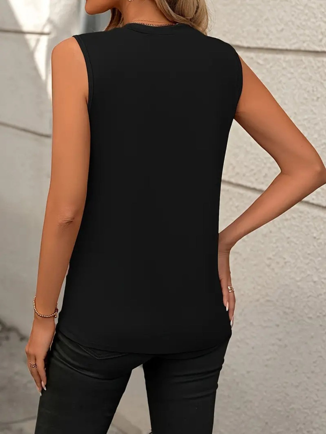 Round Neck Sleeveless Tank apparel & accessories