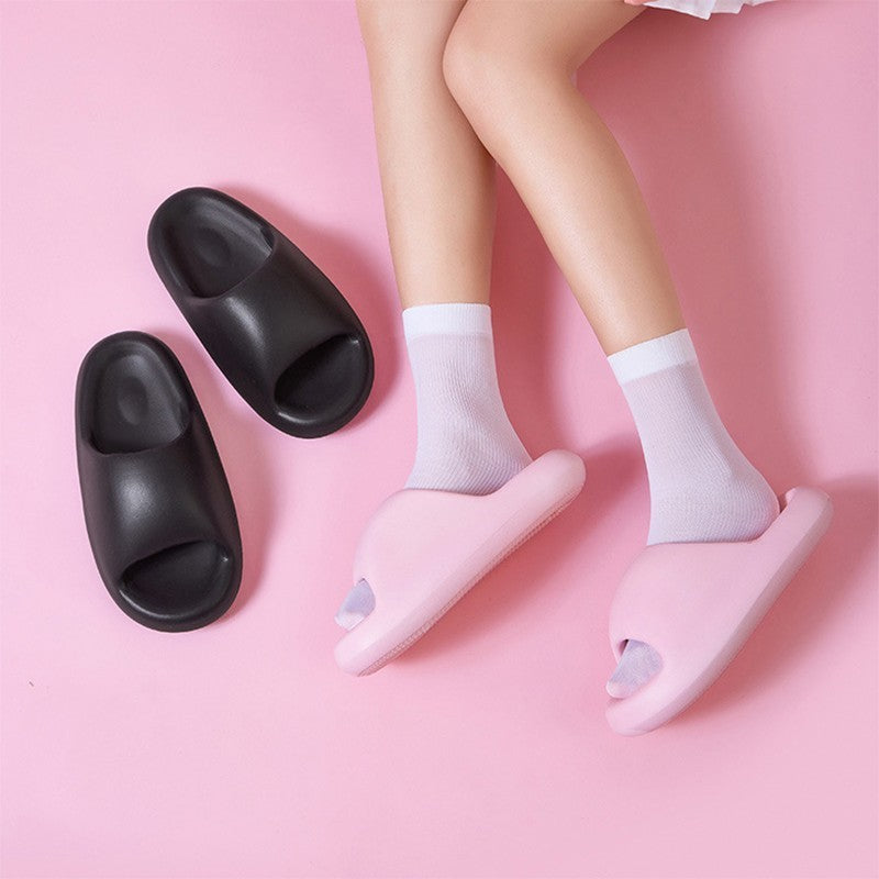 Bread Shoes Soft Slippers Summer Candy Color Bathroom Slippers Shoes & Bags