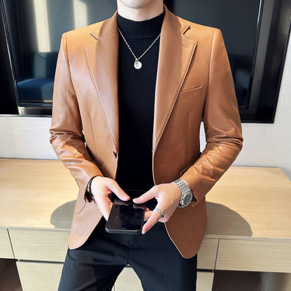 Fashion Solid Color Business Casual Jacket Men apparels & accessories