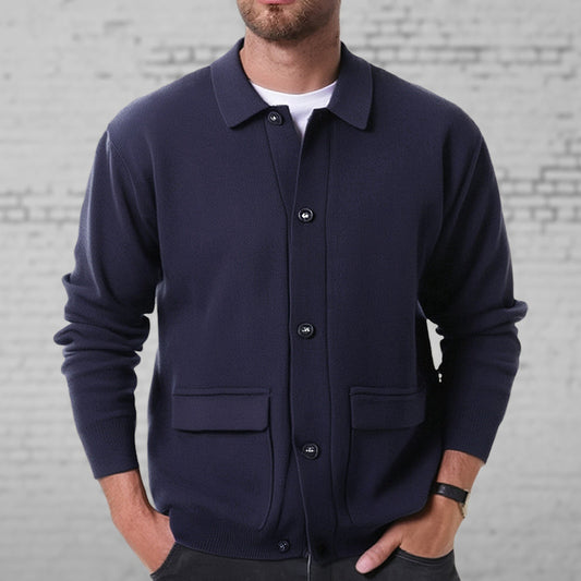 Men's Patch Pocket Wool Jacket men's clothing