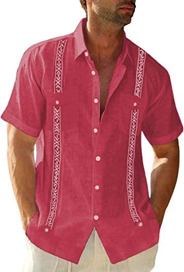 Fashion Short Sleeve Linen Shirt apparel & accessories