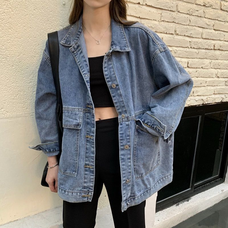 Denim Jacket Female Students Loose And Versatile apparels & accessories