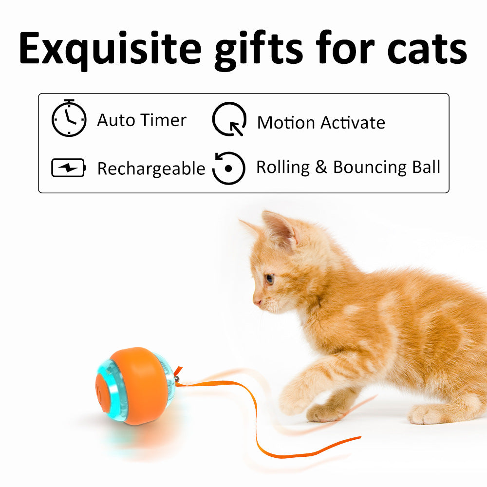 Electric Cat Toy Ball Interactive  Ball 0