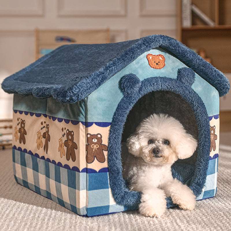 All Season Universal Removable And Washable Warm Pet Bed 0