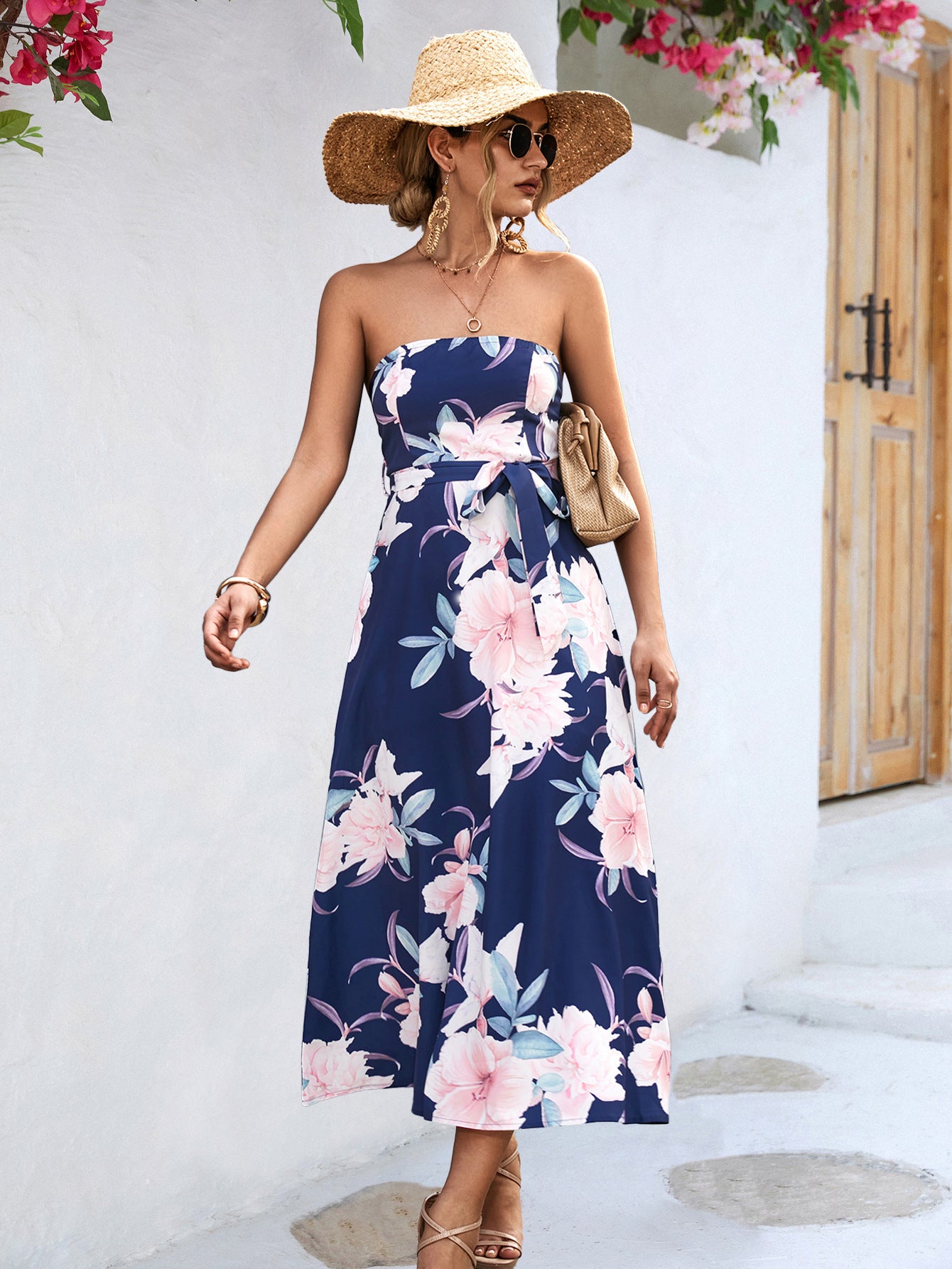 Women's Tube Top Long Dress apparel & accessories